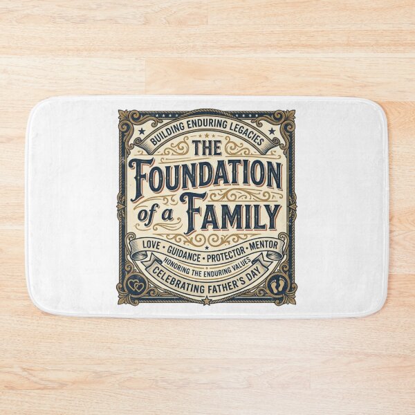 Item preview, Foundation of Family Dad Shirt designed and sold by Baby Adee Collective.