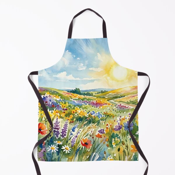 Item preview, A field of flowers. Watercolor designed and sold by Mia's Menagerie.