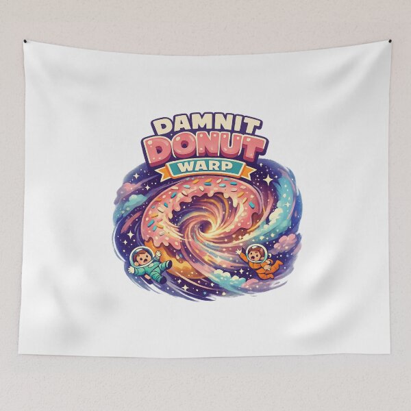 Item preview, Science Fiction – Damnit Donut Warp designed and sold by LuveraxArt.