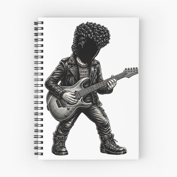Item preview, Rockstar Electric Guitarist Silhouette Art designed and sold by M.Store.