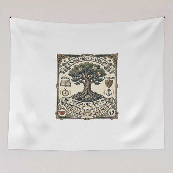 Item preview, Enduring Legacy Father Shirt designed and sold by Baby Adee Collective.