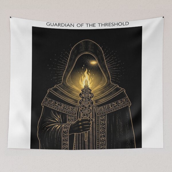 Item preview, Guardian of the Threshold – Flame of Mystery Design designed and sold by Cristhian Almanza.