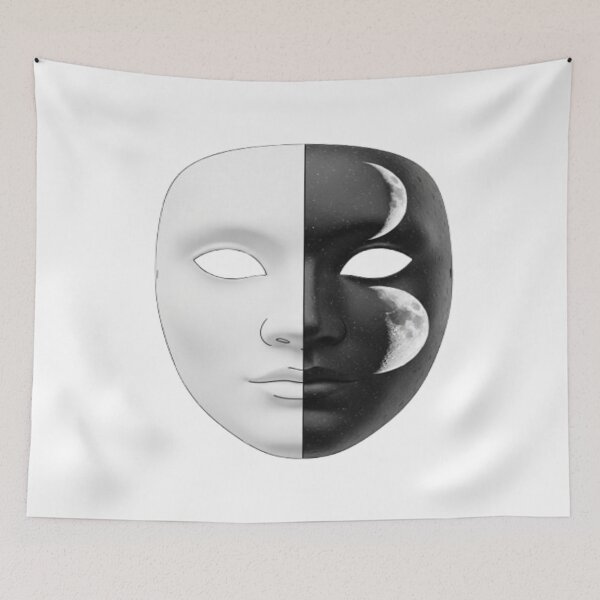Item preview, Duality Mask – Light and Shadow Design designed and sold by Cristhian Almanza.