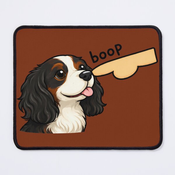 Item preview, Booped on the Nose Cavalier Sticker designed and sold by Kaurisdigital.
