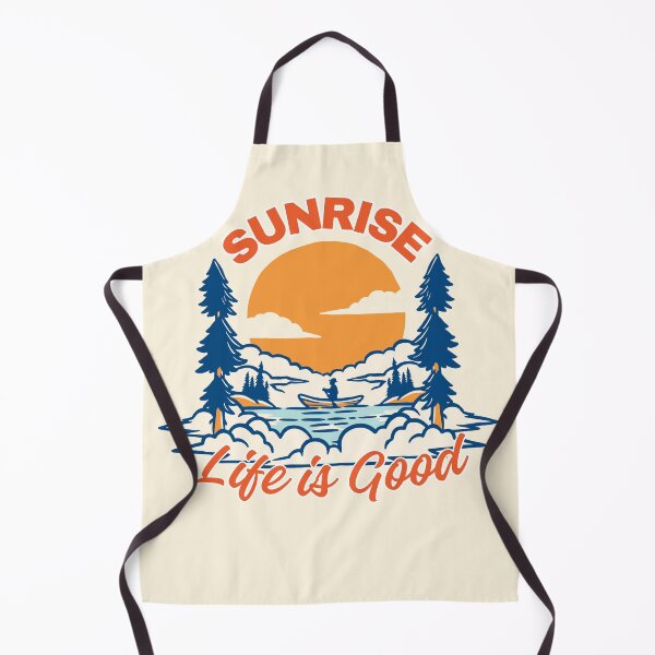 Item preview, Sunrise Life is Good Canoe and Nature Graphic designed and sold by SilverSeaBKK.