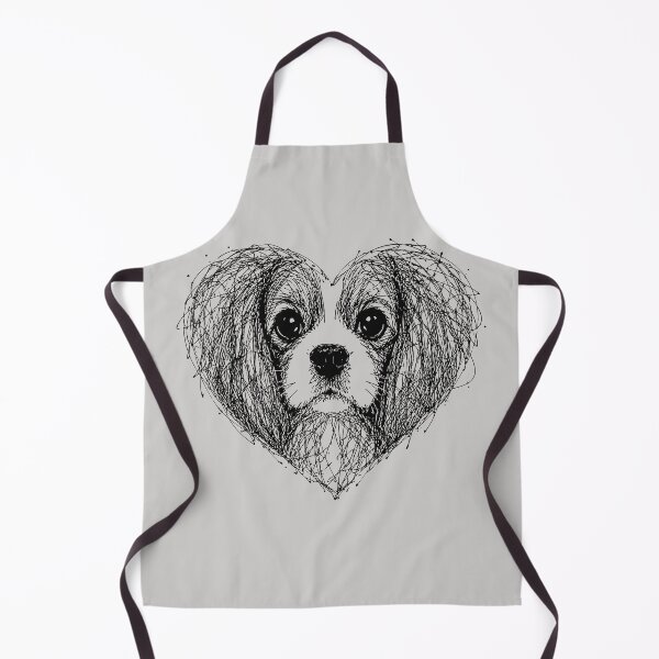 Item preview,  Cavalier Heart Scribble Portrait designed and sold by Kaurisdigital.