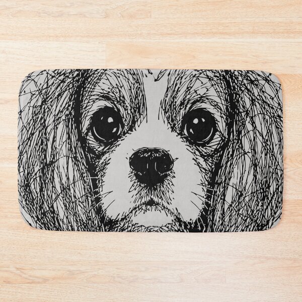 Item preview,  Cavalier Heart Scribble Portrait designed and sold by Kaurisdigital.