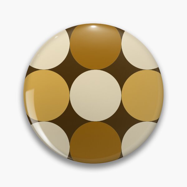 Item preview, Brown retro polkadot pattern designed and sold by Bloomiastudio.