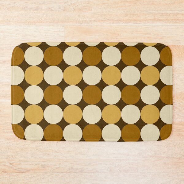 Item preview, Brown retro polkadot pattern designed and sold by Bloomiastudio.