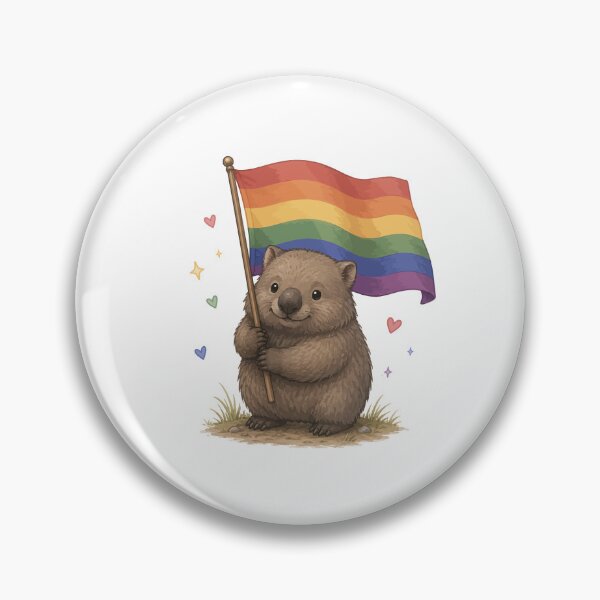 Item preview, prideful wombat designed and sold by wombat-darts5.