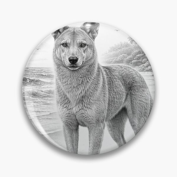 Item preview, Coastal Dingo Sketch designed and sold by Pixel Junkies Studio.