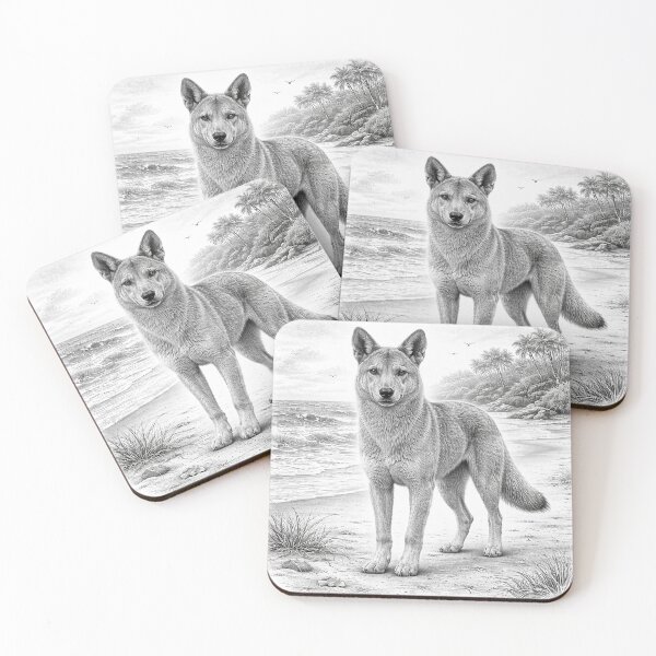 Item preview, Coastal Dingo Sketch designed and sold by Pixel Junkies Studio.