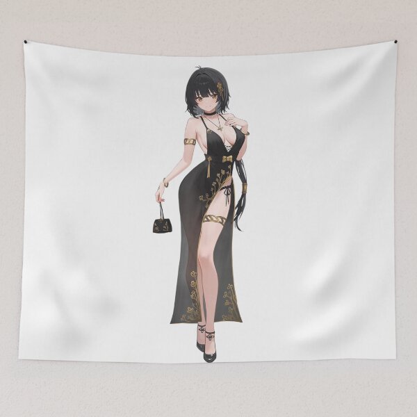 Item preview, Rover Black Dress Wuthering Waves designed and sold by KomiArts.