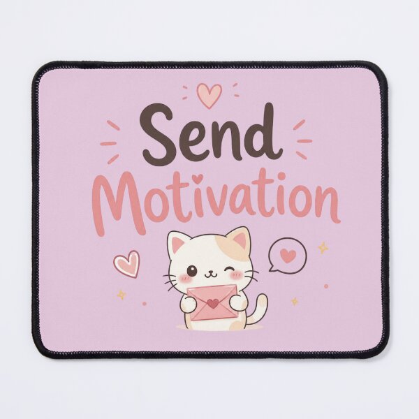 Item preview, Send Motivation Cute Cat Quote Sticker | Kawaii Motivation Meme Design designed and sold by Sanika arts .