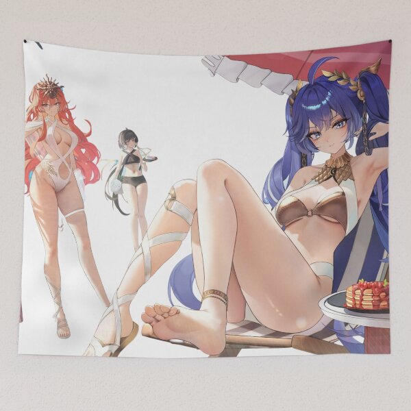 Item preview, Iuno and Augusta Beach Outfit Wuthering Waves designed and sold by KomiArts.