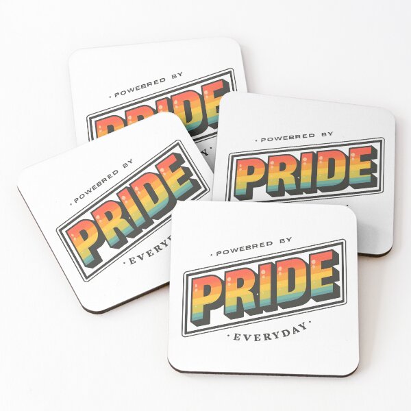 Item preview, LGBTQ Pride Everyday – Rainbow Typography Support Pride Month designed and sold by Pride_Prints.