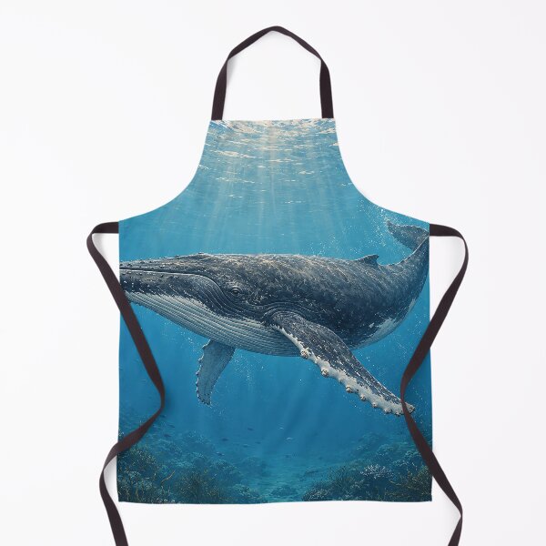 Item preview, Humpback Whale in Blue Depths designed and sold by Pixel Junkies Studio.