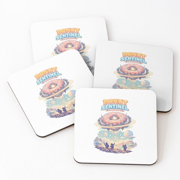 Item preview, Donut Sentinel Protocol – Science Fiction designed and sold by LuveraxArt.