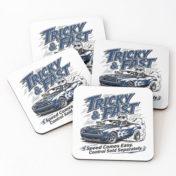 Item preview, Tricky & Fast – Speed Comes Easy designed and sold by Automotive Art by Greg.