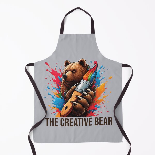 Item preview, The Creative Bear -Artistic Grizzly Bear Painting Graphic designed and sold by TCB-Studio.