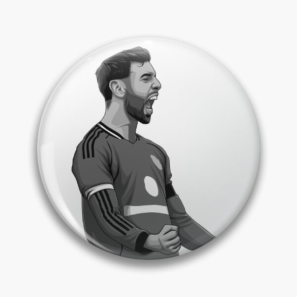 Item preview, Bruno Fernandes Black and White Version designed and sold by Aldduardo.