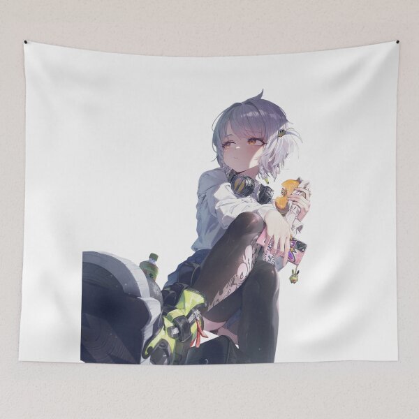 Item preview, Anby Eating Burger Zenless Zone Zero designed and sold by KomiArts.