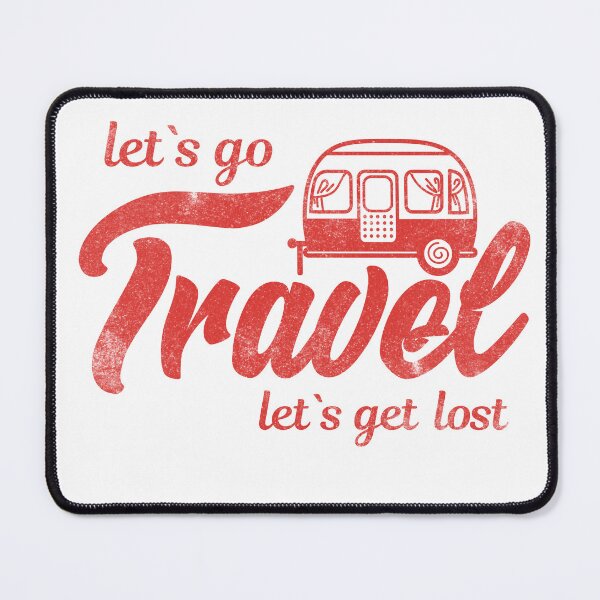 Item preview, Let's Go Travel Retro Camper Trailer designed and sold by The secret storage room.