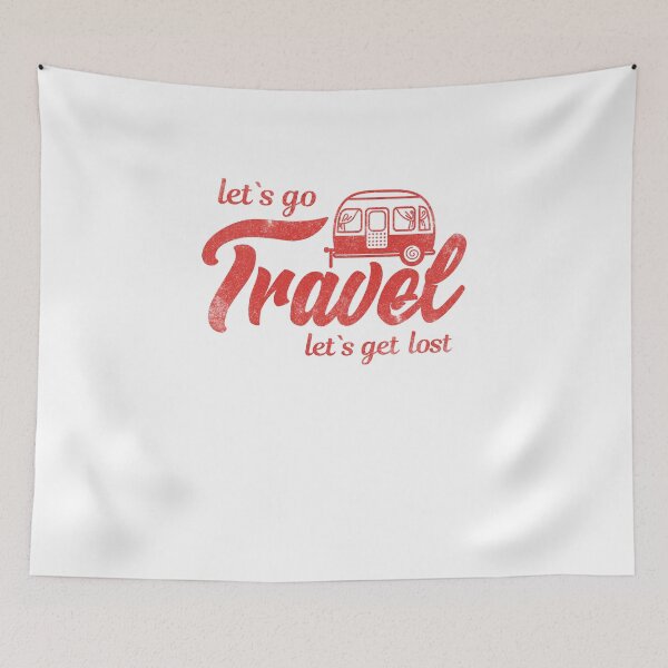 Item preview, Let's Go Travel Retro Camper Trailer designed and sold by The secret storage room.