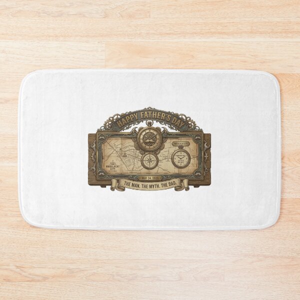 Item preview, Vintage Father’s Day Map Shirt designed and sold by Baby Adee Collective.