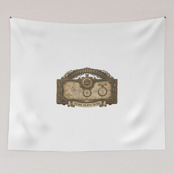 Item preview, Vintage Father’s Day Map Shirt designed and sold by Baby Adee Collective.