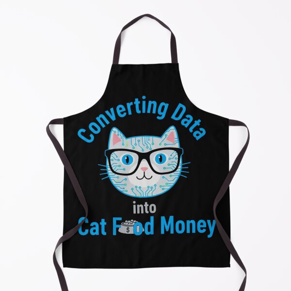 Item preview, Converting Data into Cat Food Money - Funny Data Analyst Cat. designed and sold by spreadsheetcafe.