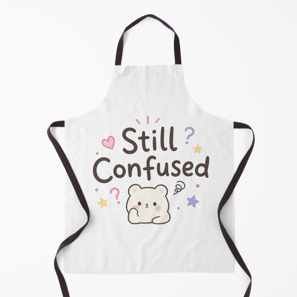 Item preview, Still Confused Cute Bear Quote Design | Funny Kawaii Aesthetic Cartoon Art designed and sold by Sanika arts .