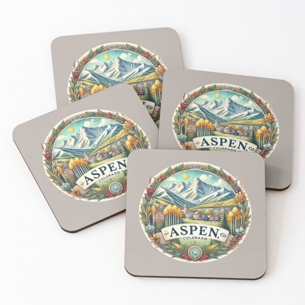Item preview, Aspen Colorado Rocky Mountains  designed and sold by SalterDesigns.