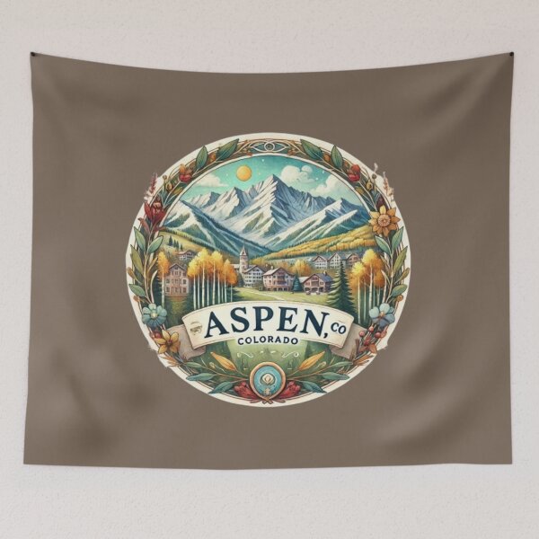 Item preview, Aspen Colorado Rocky Mountains  designed and sold by SalterDesigns.