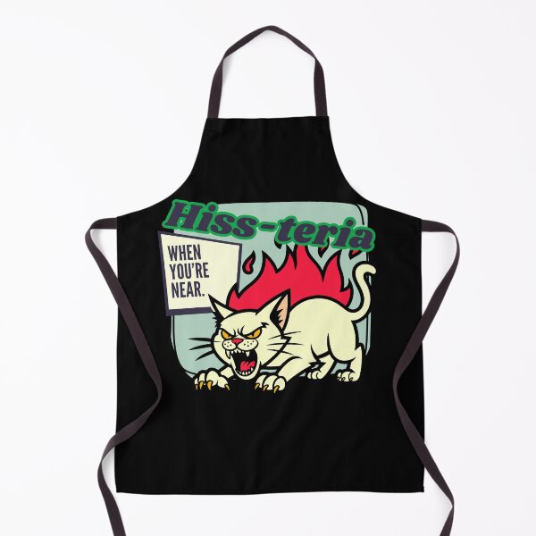 Item preview, Hiss-teria When You're Near - Funny Cat Pun designed and sold by pulse_retail.