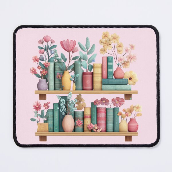 Item preview, Tiny Bookshelf & Flowers designed and sold by bubblyrainbow.