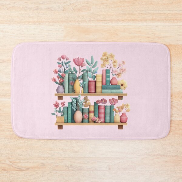 Item preview, Tiny Bookshelf & Flowers designed and sold by bubblyrainbow.