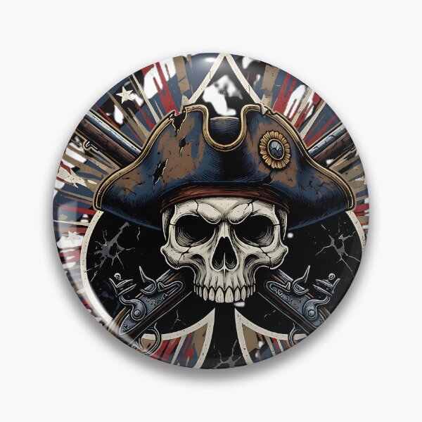 Item preview, 1776 Ace of Spades Revolutionary Skull designed and sold by IronDissident.