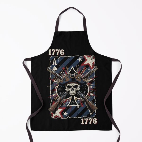 Item preview, 1776 Ace of Spades Revolutionary Skull designed and sold by IronDissident.