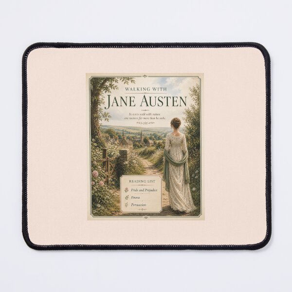 Item preview, Walking with Jane Austen | Classic Literature Reader Design designed and sold by Novel Works Studio.
