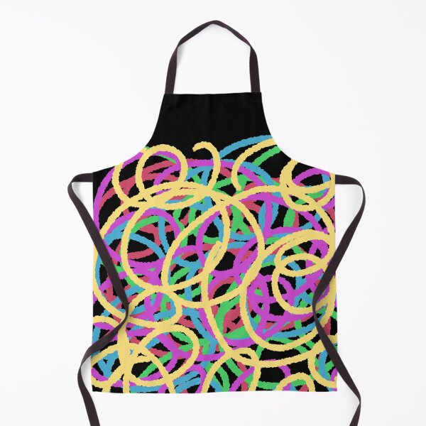 Item preview, Colorful Scribble Abstract Hand Drawn Art designed and sold by ubborn.