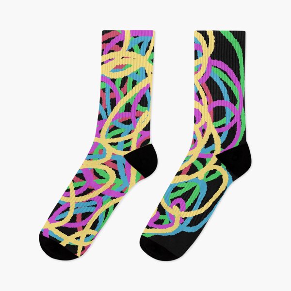 Item preview, Colorful Scribble Abstract Hand Drawn Art designed and sold by ubborn.
