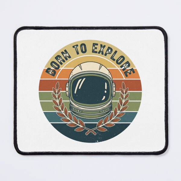 Item preview, Born to Explore – Vintage Astronaut Space Design | Retro Galaxy Adventure Badge designed and sold by Altair_.