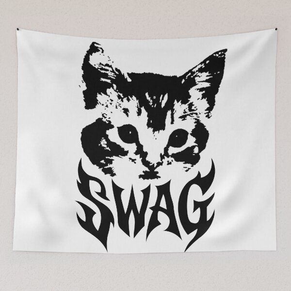 Item preview, Swag Cat designed and sold by Tribalgothss.