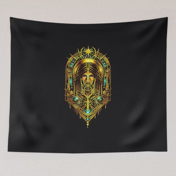 Item preview, Christ Pantocrator — Sacred Deco Emblem designed and sold by Sanctum Icons.