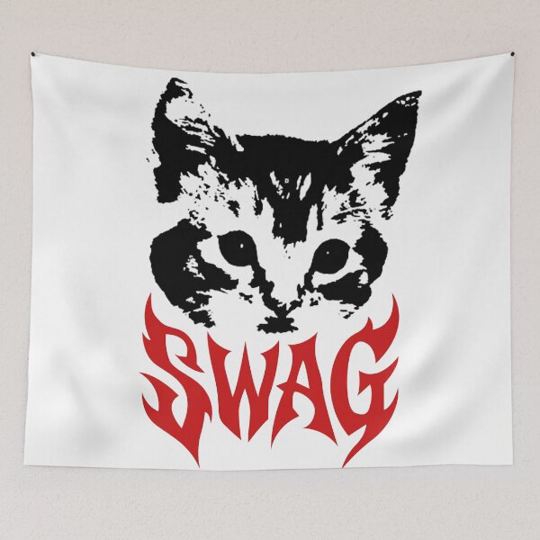 Item preview, Swag Cat designed and sold by Tribalgothss.