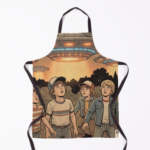 Item preview, Gigantic UFOs Over Suburban Rooftops designed and sold by DreamCapsules.