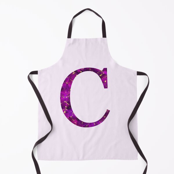 Item preview, Monogram letter C in pink color with gold accents, alcohol ink digital art designed and sold by SweetLilith.