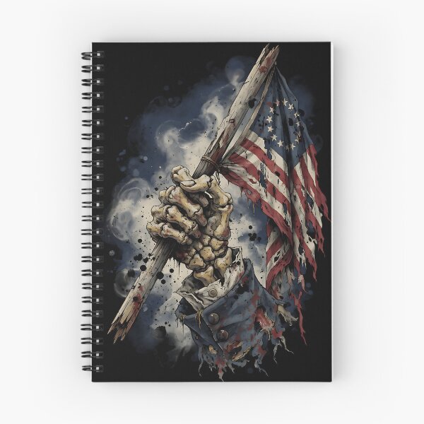 Item preview, Skeletal Hand Holding Betsy Ross Flag 1776 designed and sold by IronDissident.