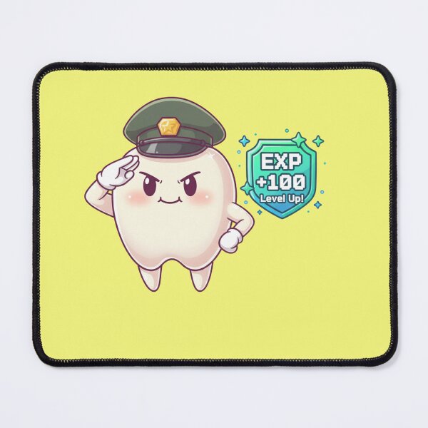 Item preview, Cute Tooth Soldier Level Up Game Style Dental Care Cadet Guard designed and sold by bvdesignart.